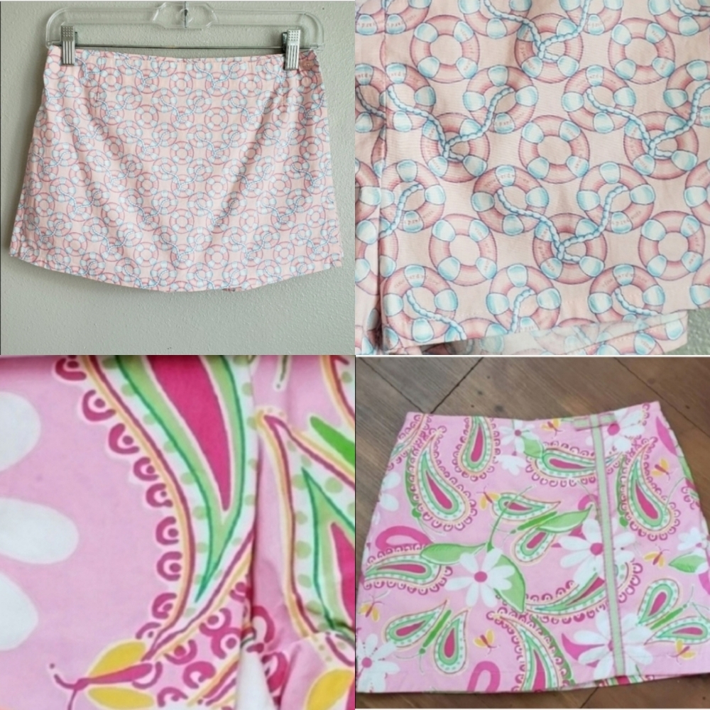 Lilly Pulitzer and Vineyard Vines Skort Bundle - 2 Skorts, 1 New With Tags